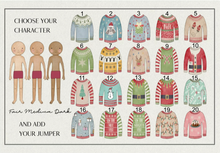 Festive Family Print - Pack of 5 Personalised Cards