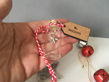 Mini Message Bottle- We Believe- Christmas Tree Ornament - Fred And Bo