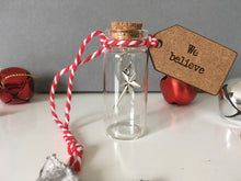 Mini Message Bottle- We Believe- Christmas Tree Ornament - Fred And Bo