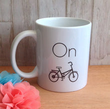 On yer Bike ceramic mug bicycle cycling - Fred And Bo