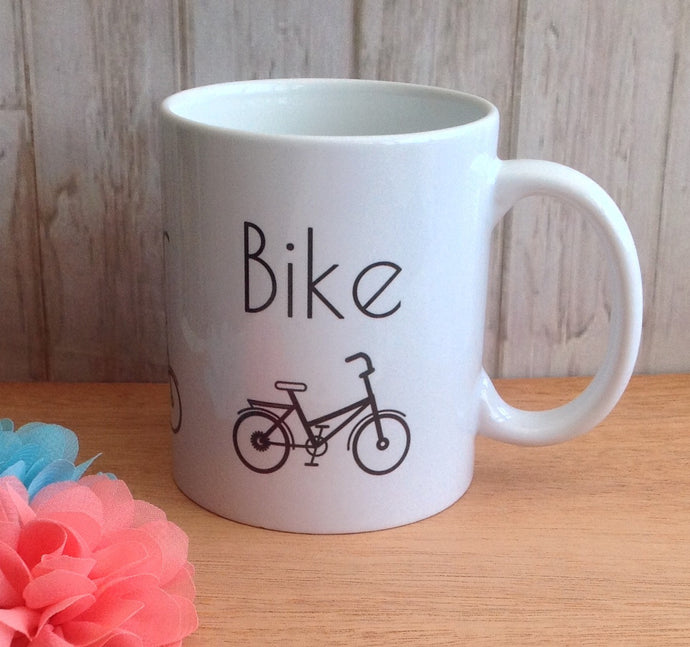 On yer Bike ceramic mug bicycle cycling - Fred And Bo