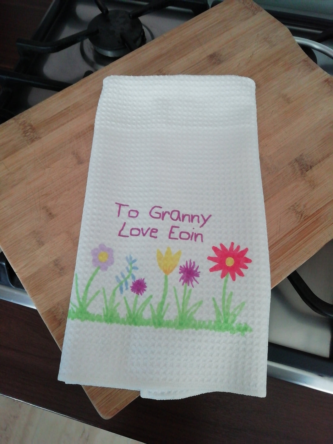 Tea on sale towel personalised