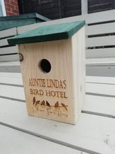 Wild Bird Nesting Box - Personalised Bird Hotel Nesting Box