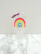 Personalised Hand Sanitiser Bottle 50ml - Bright Rainbow - Refill Bottle