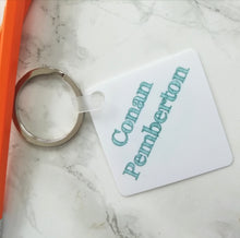 Personalised School Bag Keyring -Sports Bag -Keyring.