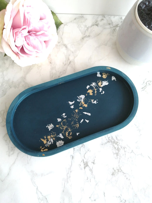 Clare Oval Trinket Dish - EcoResin - Jesmonite
