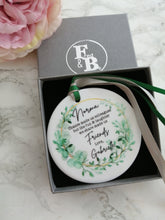 Colleague Friendship Personalised - Ceramic Hanging Decoration