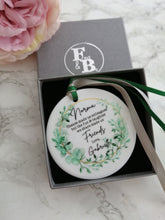 Colleague Friendship Personalised - Ceramic Hanging Decoration