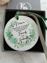 Colleague Friendship Personalised - Ceramic Hanging Decoration