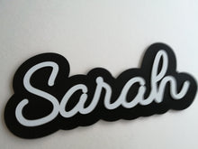 Cursive Font Name Plaque