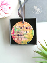 Friends Are Like Stars- Ceramic Hanging Decoration - Original Art By Bo