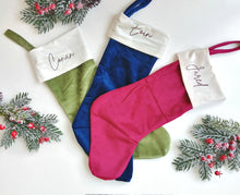 Personalised Velvet Stocking- ***LIMITED AVAILABILITY***