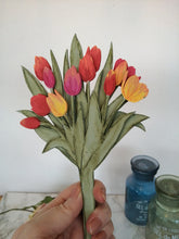 Tulip Bouquet - Handpainted Laser Cut Wooden Flowers