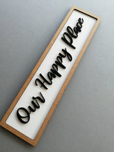 Our Happy Place - Street Sign - Cursive Font