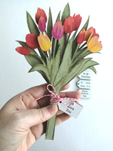 Tulip Bouquet - Handpainted Laser Cut Wooden Flowers