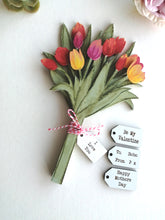 Tulip Bouquet - Handpainted Laser Cut Wooden Flowers