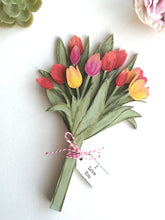 Tulip Bouquet - Handpainted Laser Cut Wooden Flowers