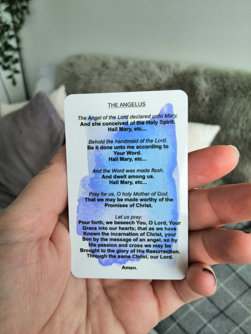The Angelus Prayer Card