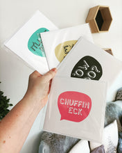 Chuffin Eck- Yorkshire Slang Greeting card