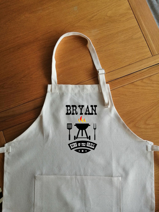 Adult Personalised Apron -King of the Grill