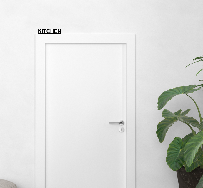 KITCHEN - Door Topper Sign