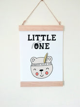 Wall Poster A4 Wooden Hanging Frame - Little One