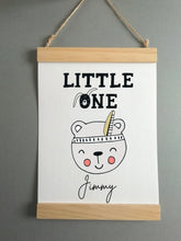 Wall Poster A4 Wooden Hanging Frame - Little One