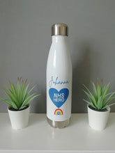 Personalised NHS Hero Rainbow Chilly Water Bottle 500ml - Fred And Bo