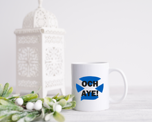 Scottish Flag Slang Och Aye printed ceramic mug | Saltire - St Andrews Flag