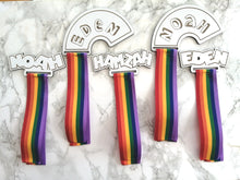 Personalised Name on a Rainbow Ribbon  Bookmark