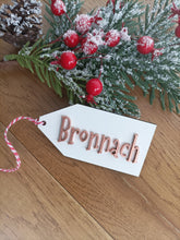 Personalised Wooden Christmas Tags