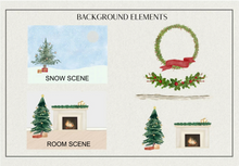 Festive Family Print - Pack of 5 Personalised Cards