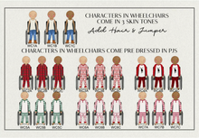 Festive Family Print - Pack of 5 Personalised Cards