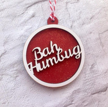 Bah Humbug bauble- Christmas decoration - Fred And Bo