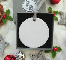 Let It Snow Ceramic Hanging Decoration