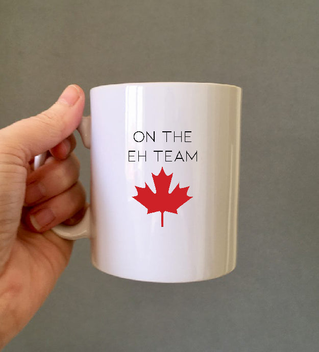 Canadian Flag The Eh Team Ceramic Mug