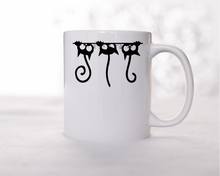 crazy cats ceramic mug