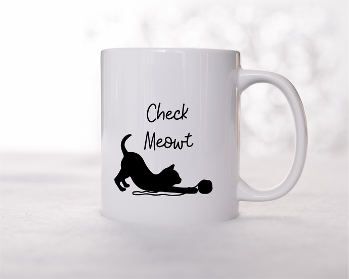 Check Meowt cat ceramic mug