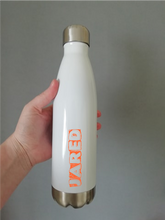 Personalised Sketch Font Chilly Water Bottle 500ml