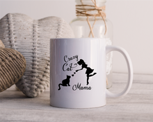 crazy cat mama cat quote ceramic mug