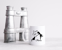 crazy cat mama cat quote ceramic mug