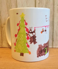 Personalised mug with your childs drawing- kids drawing on a mug- special gift - Fred And Bo