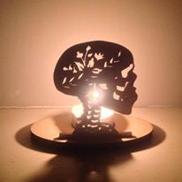 Sugar skull tea light holder - Fred And Bo