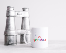 I Love Grandad ceramic mug