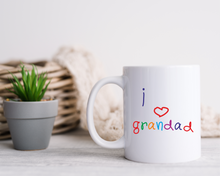 I Love Grandad ceramic mug