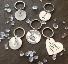Ey up - Yorkshire slang - hand stamped key chain - Fred And Bo