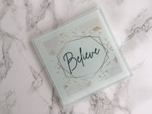 Positive affirmations Glass Coaster set of 4 - Fred And Bo