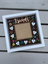 Friends photo frame - hand painted personalised friends gift - Fred And Bo