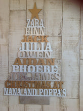 Laser cut Christmas tree personalised - Fred And Bo