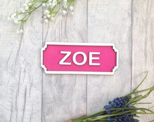 NAME (up to eight characters) personalised Railway street sign vintage style name plaque - Fred And Bo